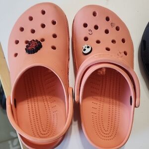 CROCS Kids Coral Sandals with Playful Charms